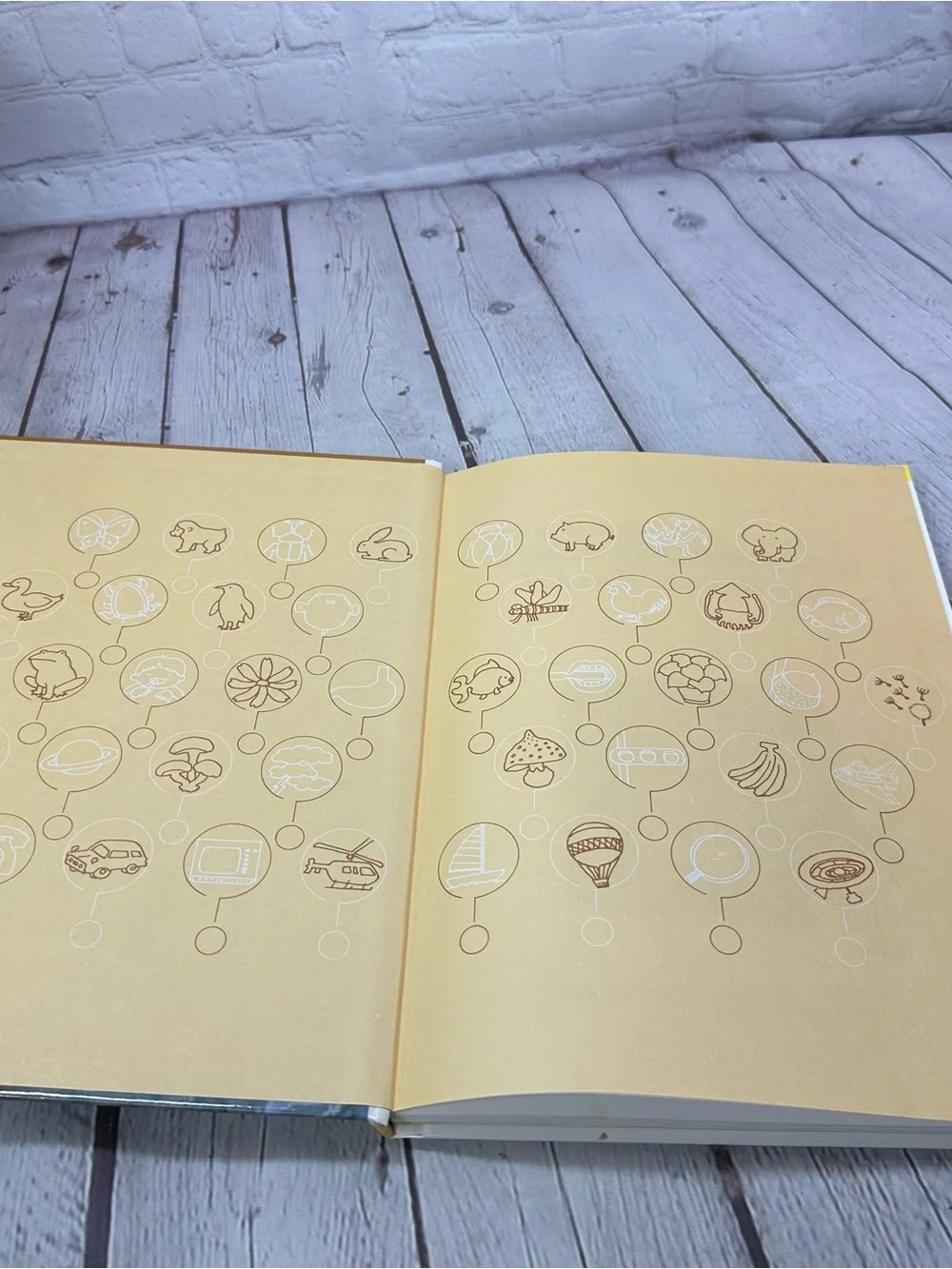 Wheels and Wings Kids Book - Yellow & White